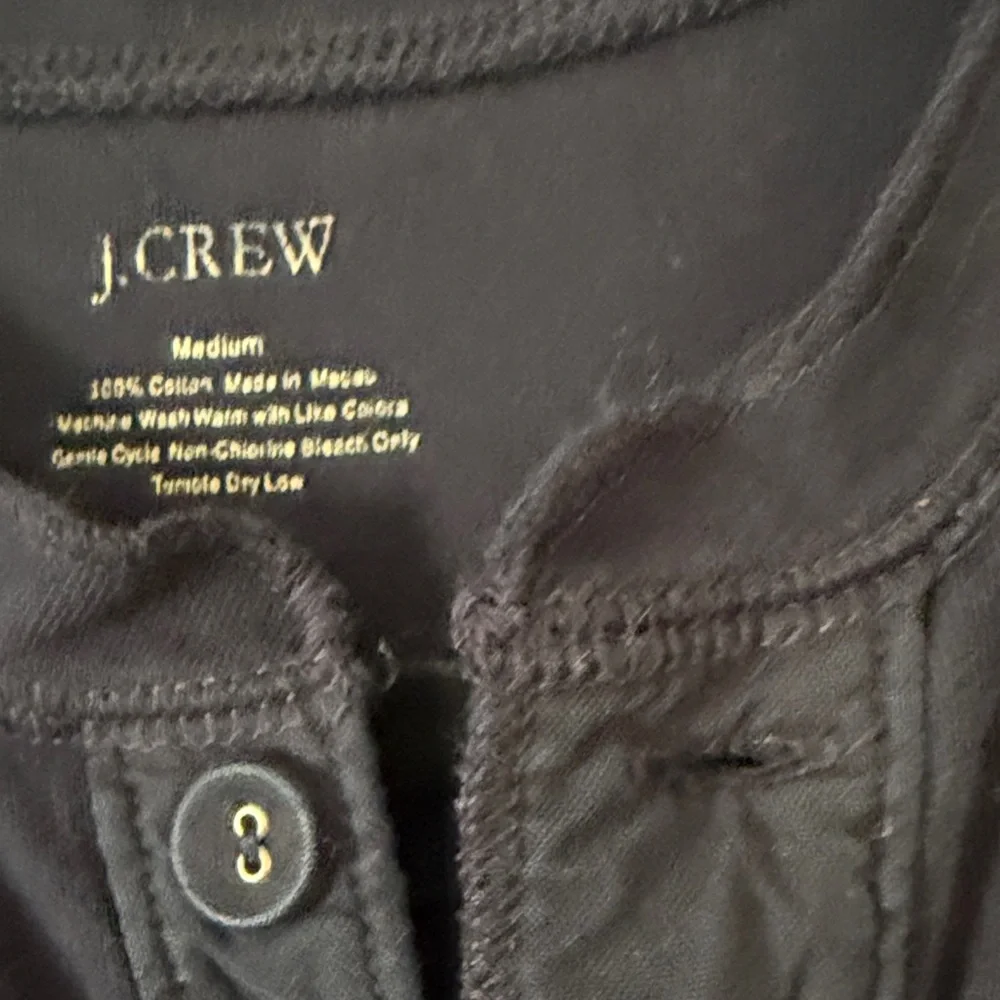 Men’s Navy J.Crew Union-suit Jumpsuit Pajamas One Piece Navy Size M 100% Cotton
